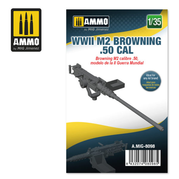 Ammo by Mig 8098 WWII M2 Browning .50 Cal 1/35