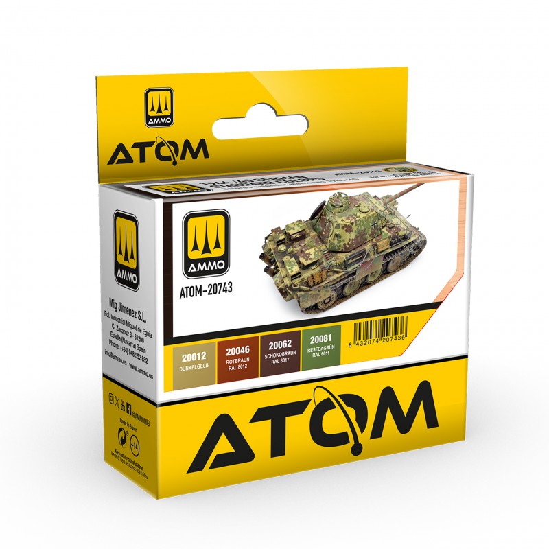 Ammo by Mig ATOM-20743 1944 / 45 German Standard Colors