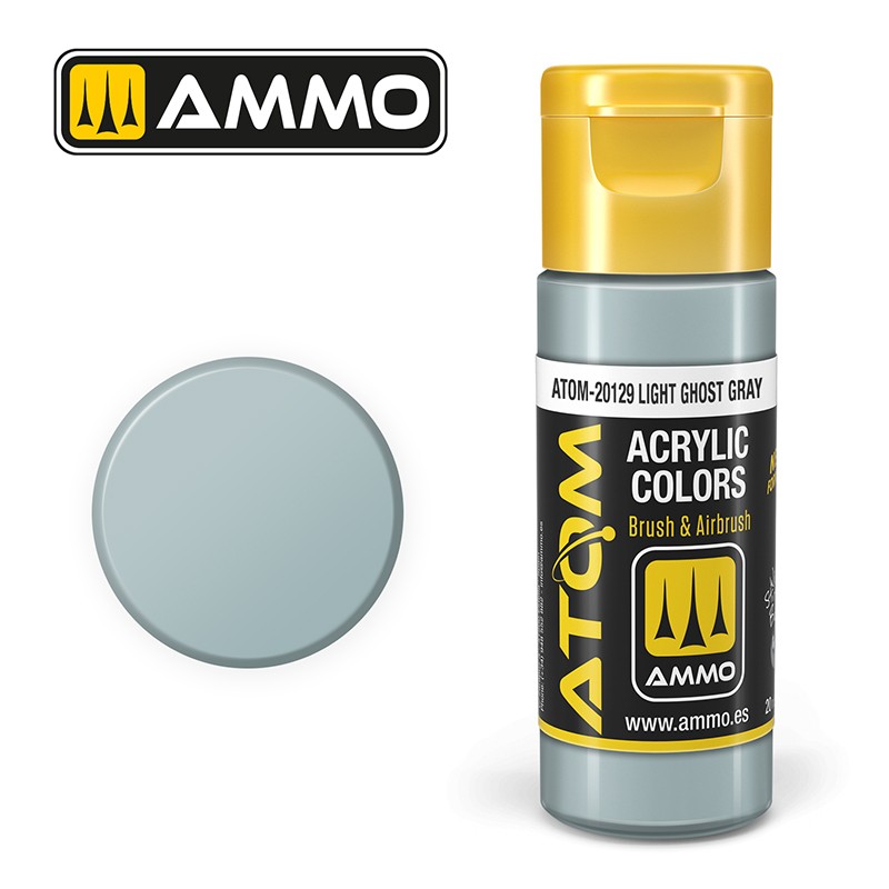 Ammo by Mig ATOM-20129 Light Ghost Gray 20 ml