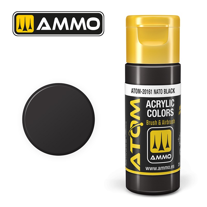 Ammo by Mig ATOM-20161 Nato Black 20 ml