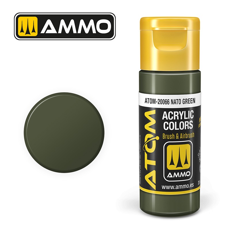 Ammo by Mig ATOM-20066 Nato Green 20 ml