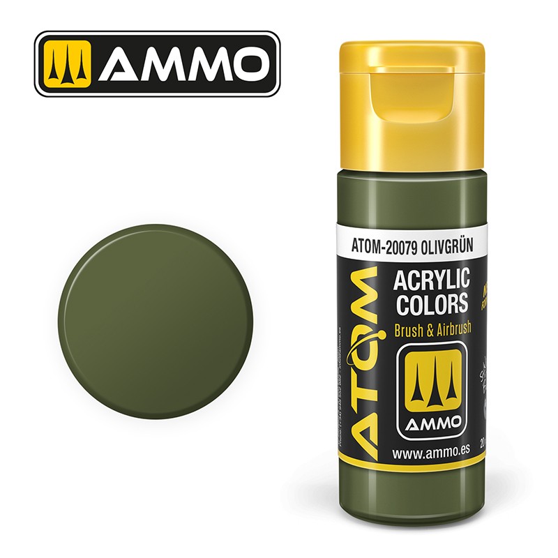 Ammo by Mig ATOM-20079 Olivgrün 20 ml