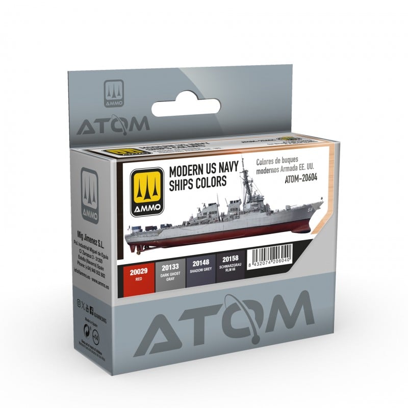 Ammo by Mig ATOM-20604 Modern US Navy Ships Colors
