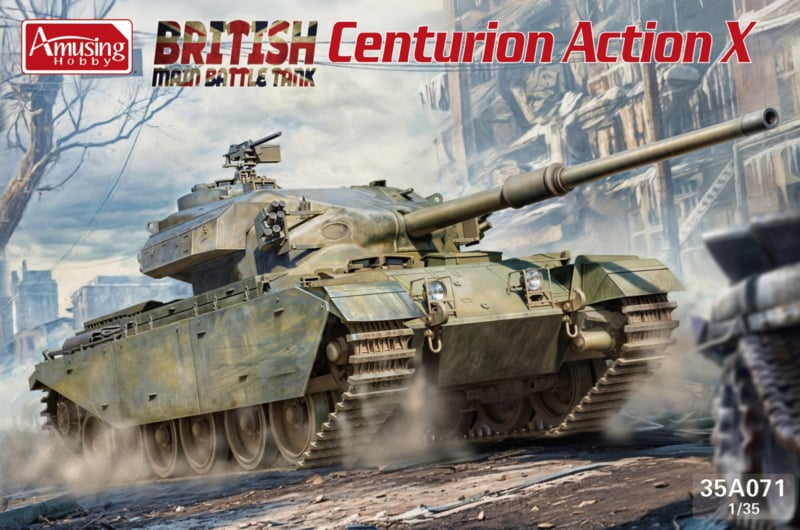 Amusing Hobby 35A071 British Centurion Action X Main Battle Tank 1/35