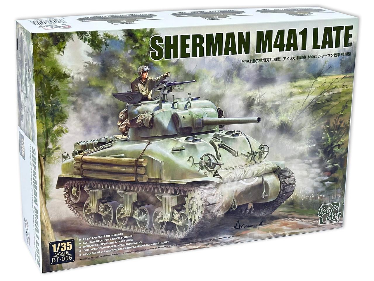 Border Model BT-056 Sherman M4A1 Late 1/35