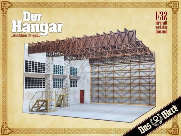 Das Werk DWA032 Der Hanger Workshop Diorama Kit 1/32 - Afbeelding 2