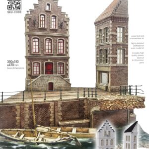 RT-Diorama 35056 "Broken Bridge" Netherlands Diorama Base 1/35