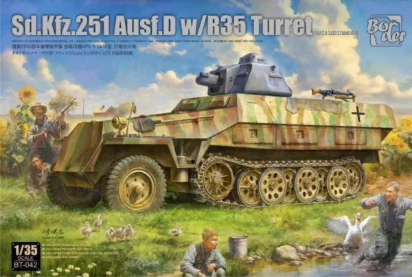 Border Model BT-042 Sd.Kfz. 251/1 Ausf. D w/R35 Turret 1/35