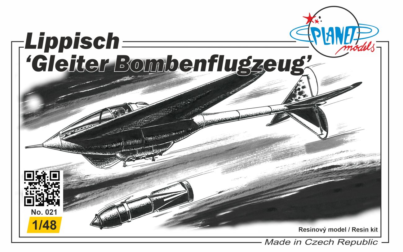 Planet Models no. 021 Lippisch "Gleiter Bombenflugzeug" German Project WWII 1/48