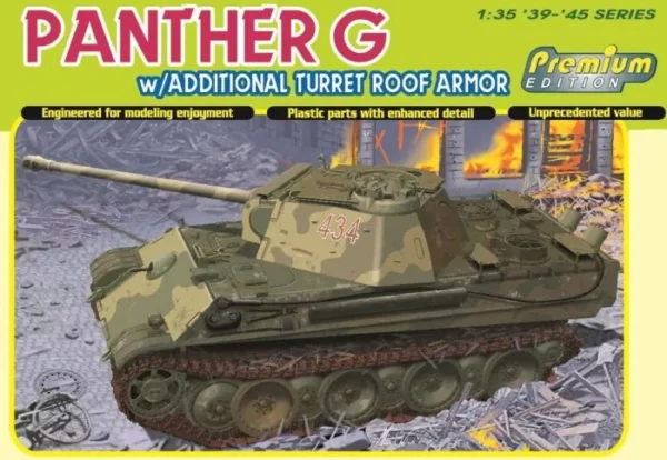 Dragon 6913 Panther G w/Additional Turret Roof Armor 1/35