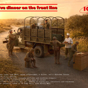 ICM DS3532 Festive dinner on the Front Line with 7 figures 1/35