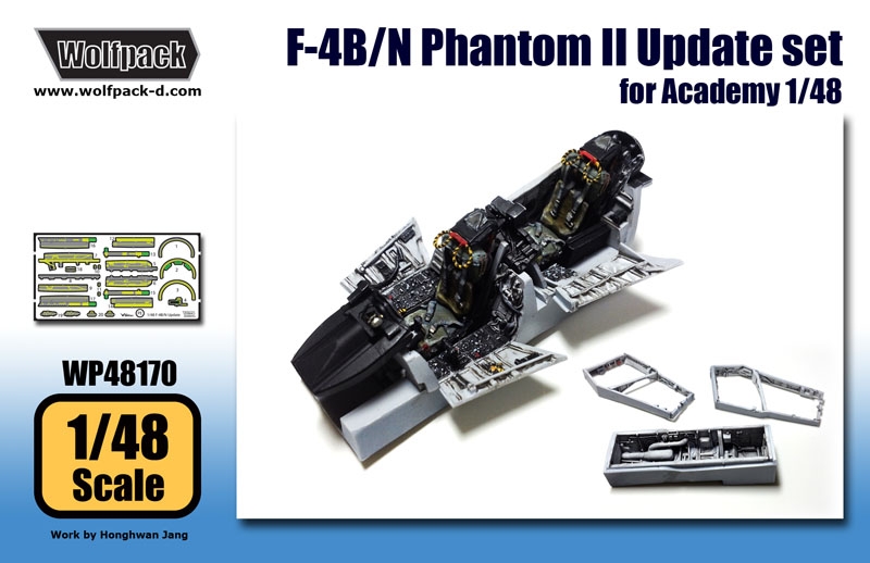 Wolfpack WP48170 F-4B/N Phantom II Update Set for Academy 1/48