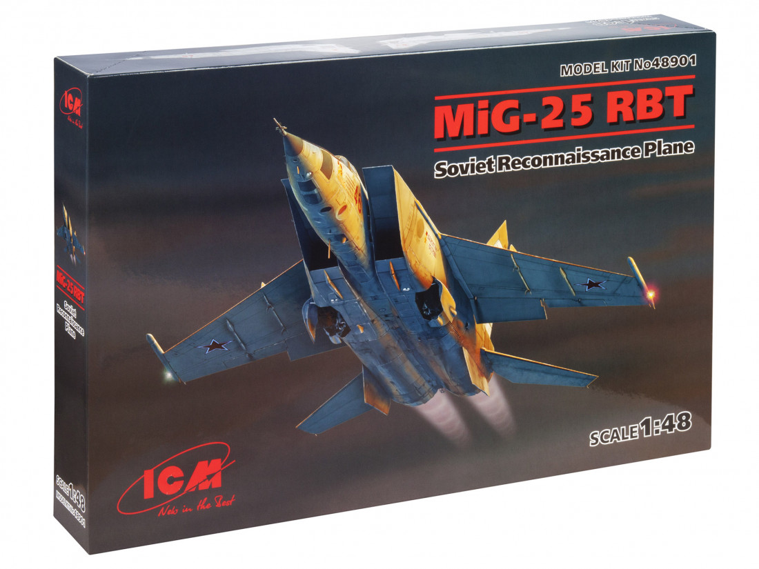 ICM 48901 MiG-25 RBT Soviet Reconnaissance Plane 1/48 - Afbeelding 2