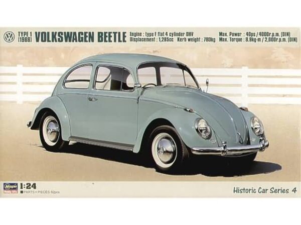 Hasegawa 21204 Volkswagen Beetle Type 1 (1966) 1/24