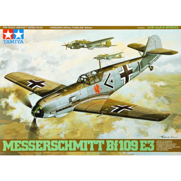 Tamiya 61050 Messerschmitt Bf109 E3 1/48