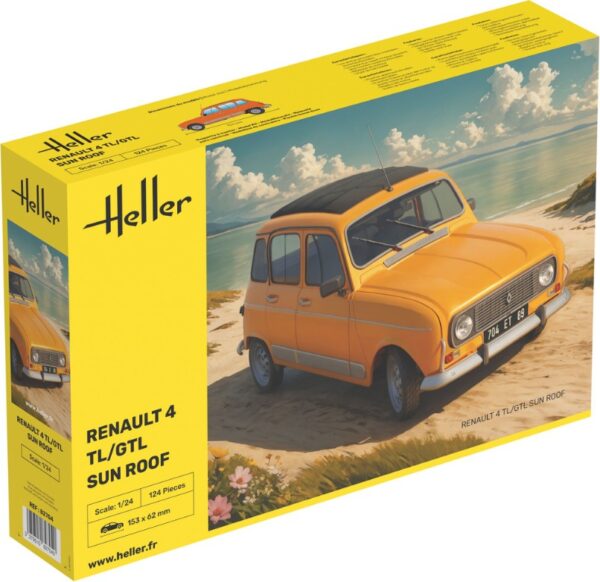 Heller 82704 Renault 4 TL/GTL Sun Roof 1/24