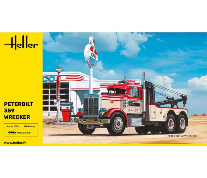 04 Heller 80794 Peterbilt 359 Wrecker 1/43