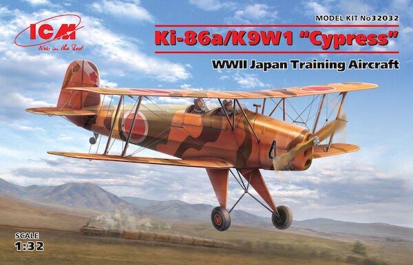 1 ICM 32032 Ki-86a/K9W1 “Cypress” WWII Japan Training Aircraft 1/32