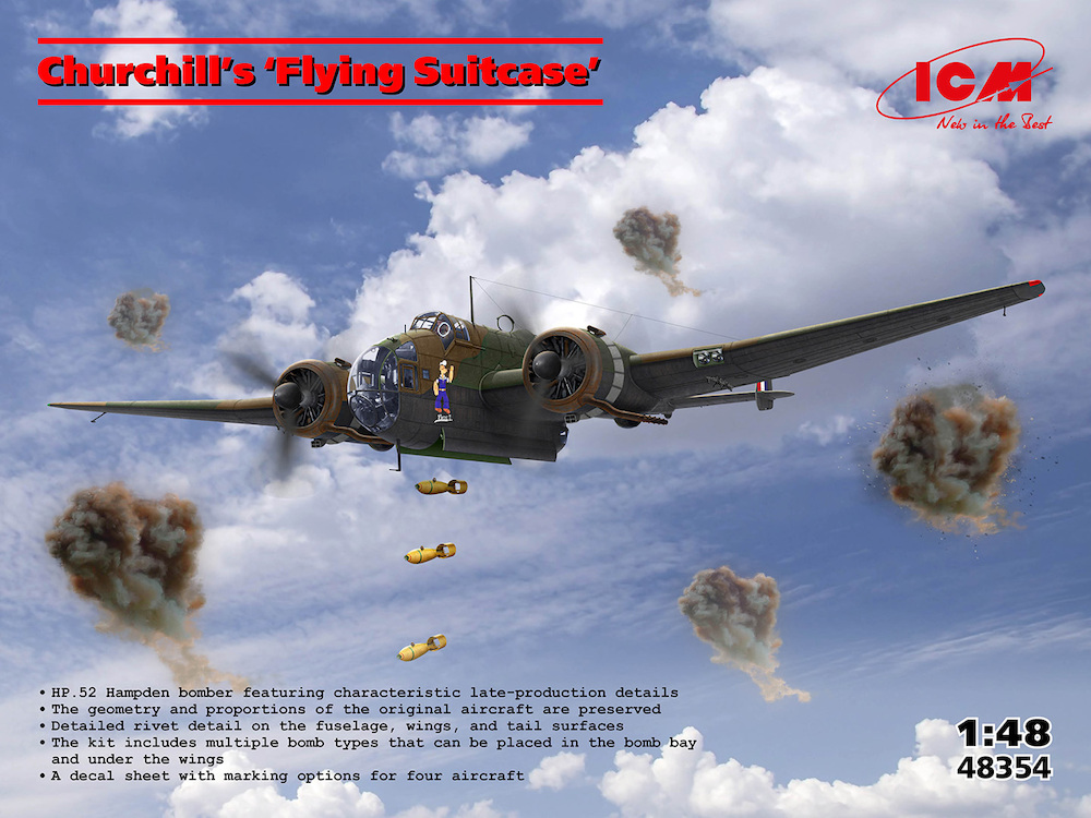 01 ICM 48354 Churchill's "Flying Suitcase" 1/48