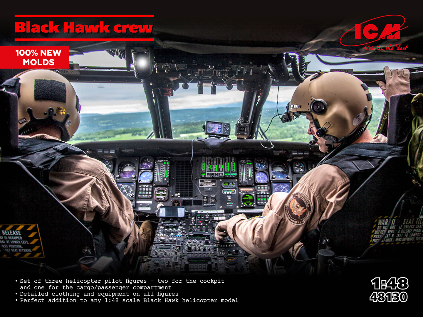 ICM 48130 Black Hawk Crew 1/48