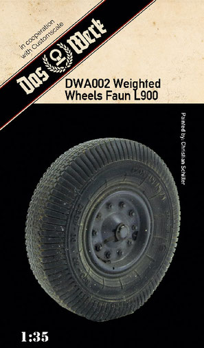 Das Werk DWA002 Weighted Wheels Faun L900 1/35