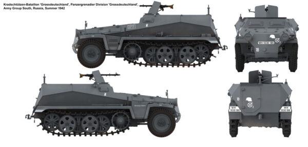 04 Das Werk DW16018 Sd.Kfz. 250/1 Ausf. A 1/16 - Afbeelding 4