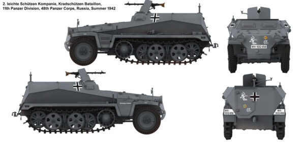 04 Das Werk DW16018 Sd.Kfz. 250/1 Ausf. A 1/16 - Afbeelding 5