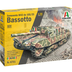 Italeri 6751 Semovente M43 da 105/25 Bassotto 1/35
