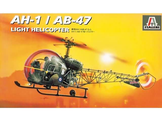 2 Italeri 095 AH-1 / AB-47 Light Helicopter 1/72