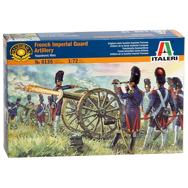 Italeri 6135 French Imperial Guard Artillery Napoleonic Wars 1/72