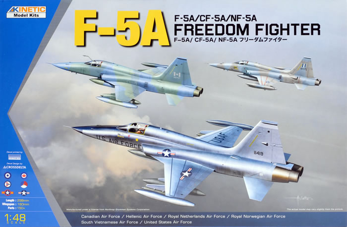 Kinetic K48020 F-5A Freedom Fighter met KLU decals 1/48