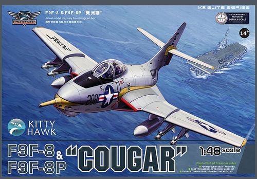 Kitty Hawk KH80127 F9F-8 & F9F-8P "Cougar" 1/48