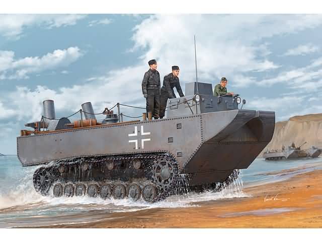1 Hobby Boss 82461 German Land-Wasser-Schlepper II -Prototype 1/35