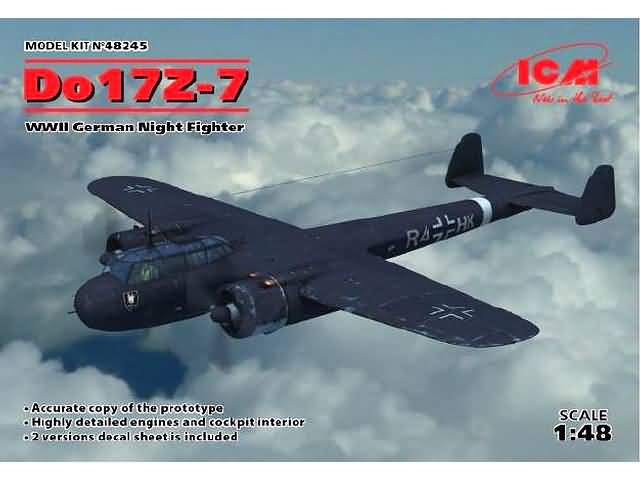 ICM 48245 Do 17Z-7 WWII German Night Fighter 1/48