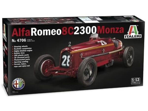 Italeri 4706 Alfa Romeo 8C 2300 Monza 1/12