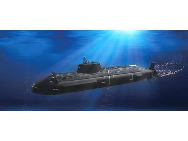 Trumpeter 04598 HMS Astute (Pre-Painted) 1/350