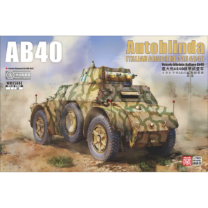 Lanmo Model MM35006 Autoblinda AB40 Italian Armored Car 1/35