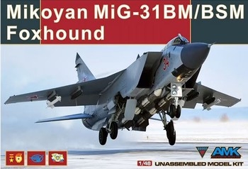 AMK 88003 Mikoyan MiG-31 BM/BSM Foxhound 1/48