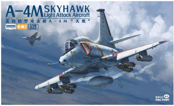 Magic Factory 5002 A-4M Skyhawk Light Attack Aircraft 2in1 1/48