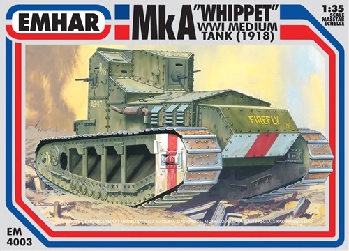 Emhar EM4003 MkA "Whippet" WWI Medium Tank (1918) 1/35