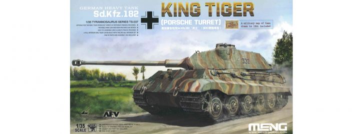 Meng TS-037 Sd.Kfz. 182 King Tiger (Porsche Turret) 1/35