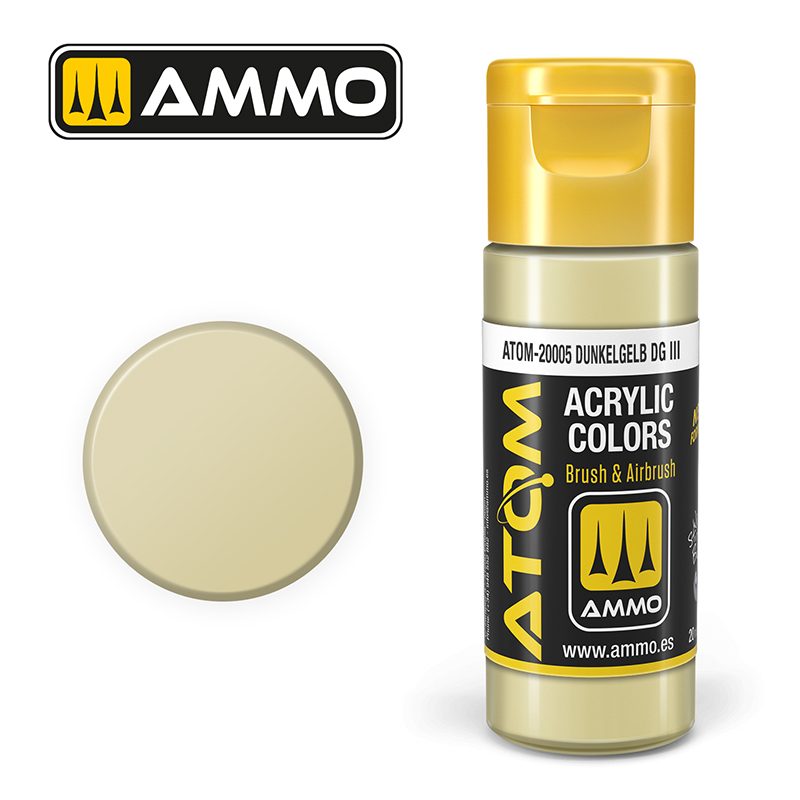 Ammo by Mig ATOM-20005 Dunkelgelb DGIII 20 ml