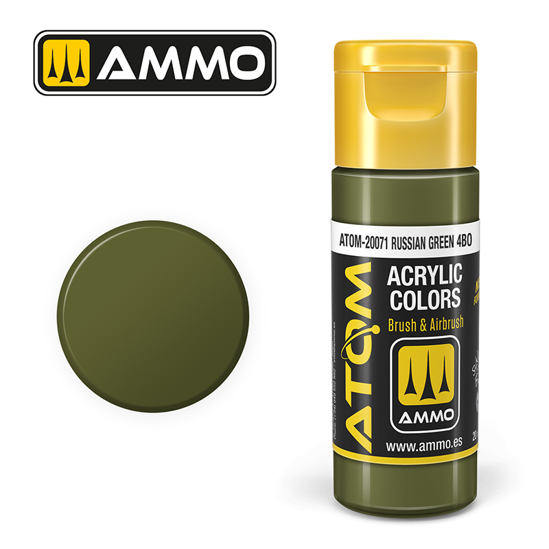 Ammo by Mig ATOM-20071 Russian Green 20 ml