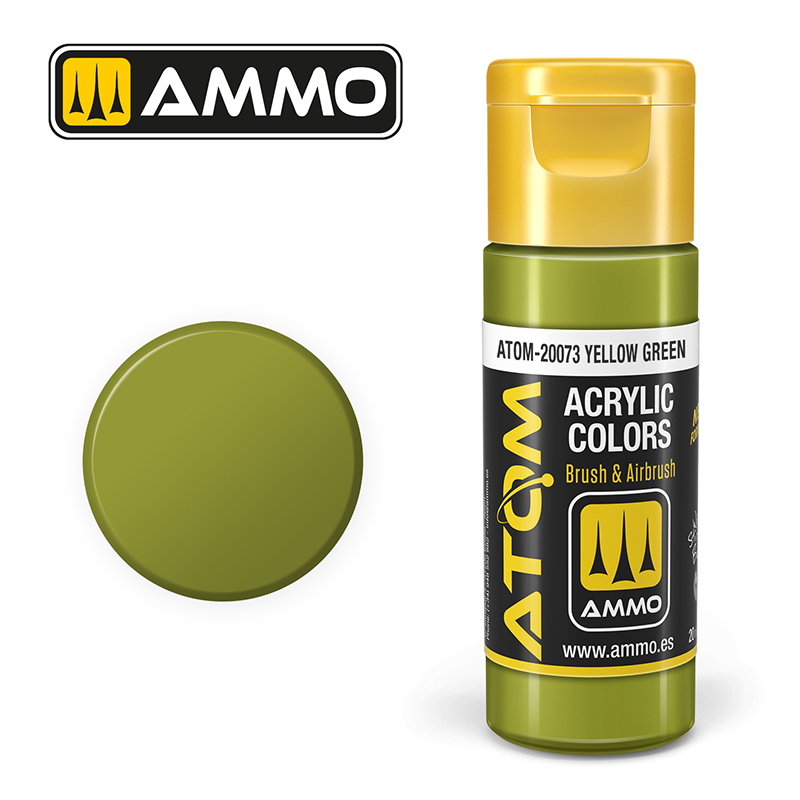 Ammo by Mig ATOM-20073 Yellow Green 20 ml