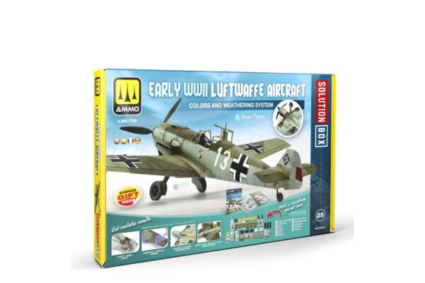 A. Mig-7730 Early WWII Luftwaffe Aircraft Colors and Weathering System Solution Box