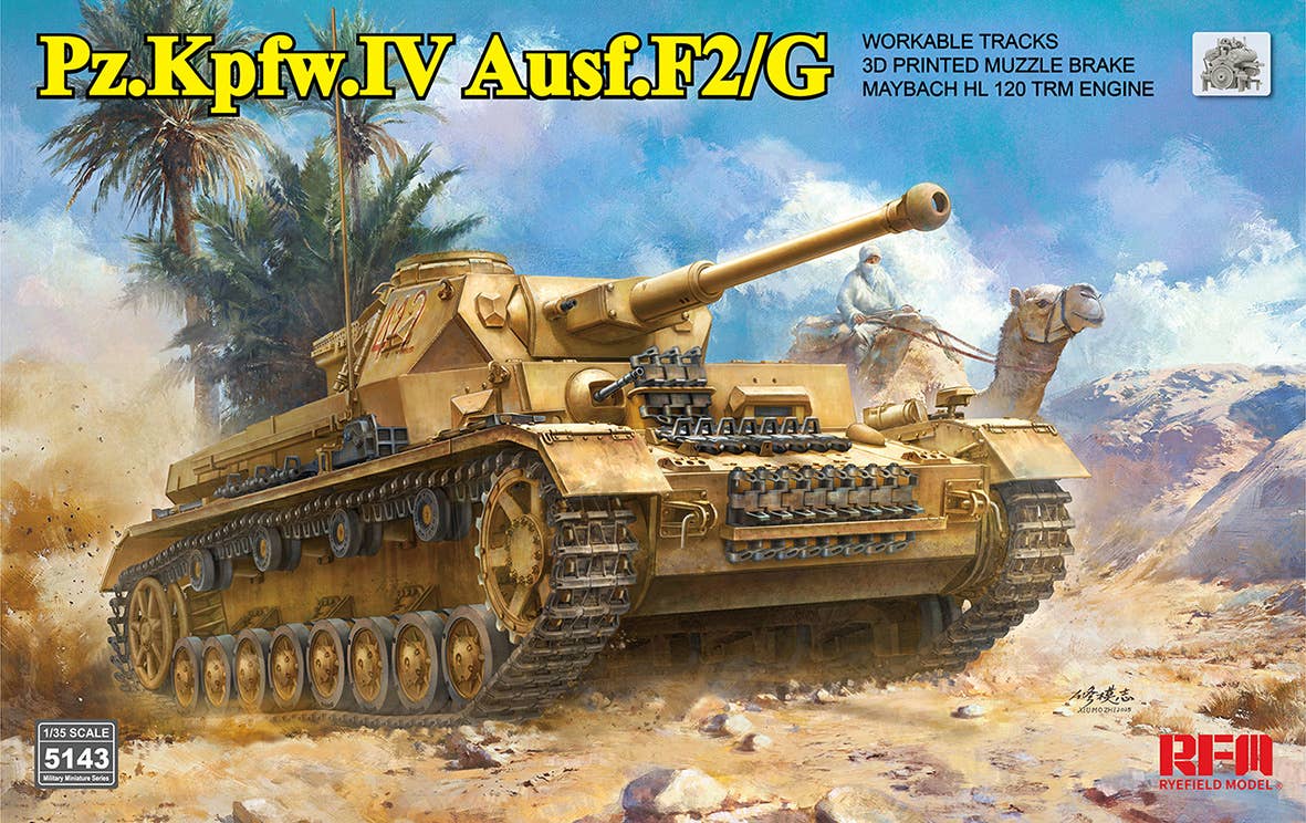 Rye Field Model 5143 Pz.Kpfw. IV Ausf. F2/G 1/35