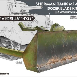 Lanmo Model LM35005 Sherman Tank M1A1 Type Dozer Blade Kit "HVSS" 1/35