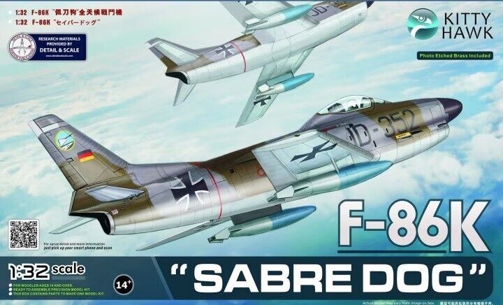 03 Kitty Hawk KH32008 F-86K "Sabre Dog" 1/32