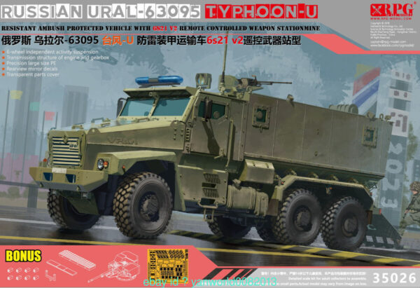 01 RPG Model 35026 Russian Ural 63095 Typhoon-U 1/35