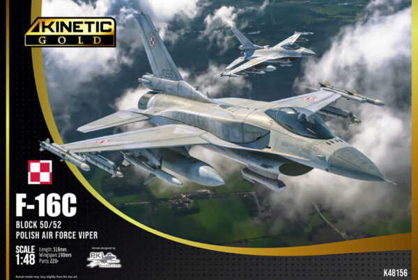 Kinetic K48156 F-16C Block 50/52 Polish Air Force Viper 1/48